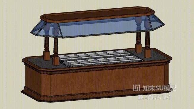 推车SU模型下载【ID:47630101】