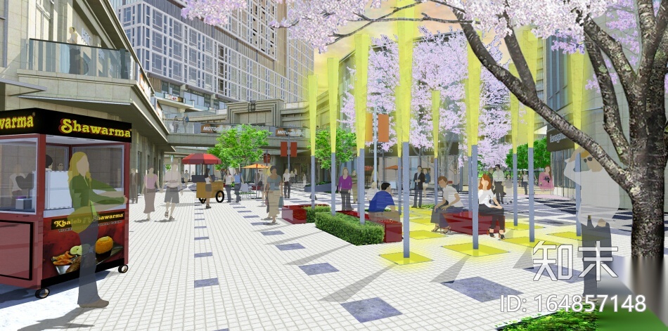 [四川]“天府之都”商业街景观规划方案（附CAD施工图...cad施工图下载【ID:164857148】
