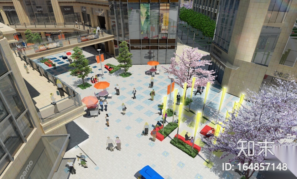 [四川]“天府之都”商业街景观规划方案（附CAD施工图...cad施工图下载【ID:164857148】