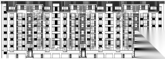 某小区住宅楼方案图.cad施工图下载【ID:149856100】