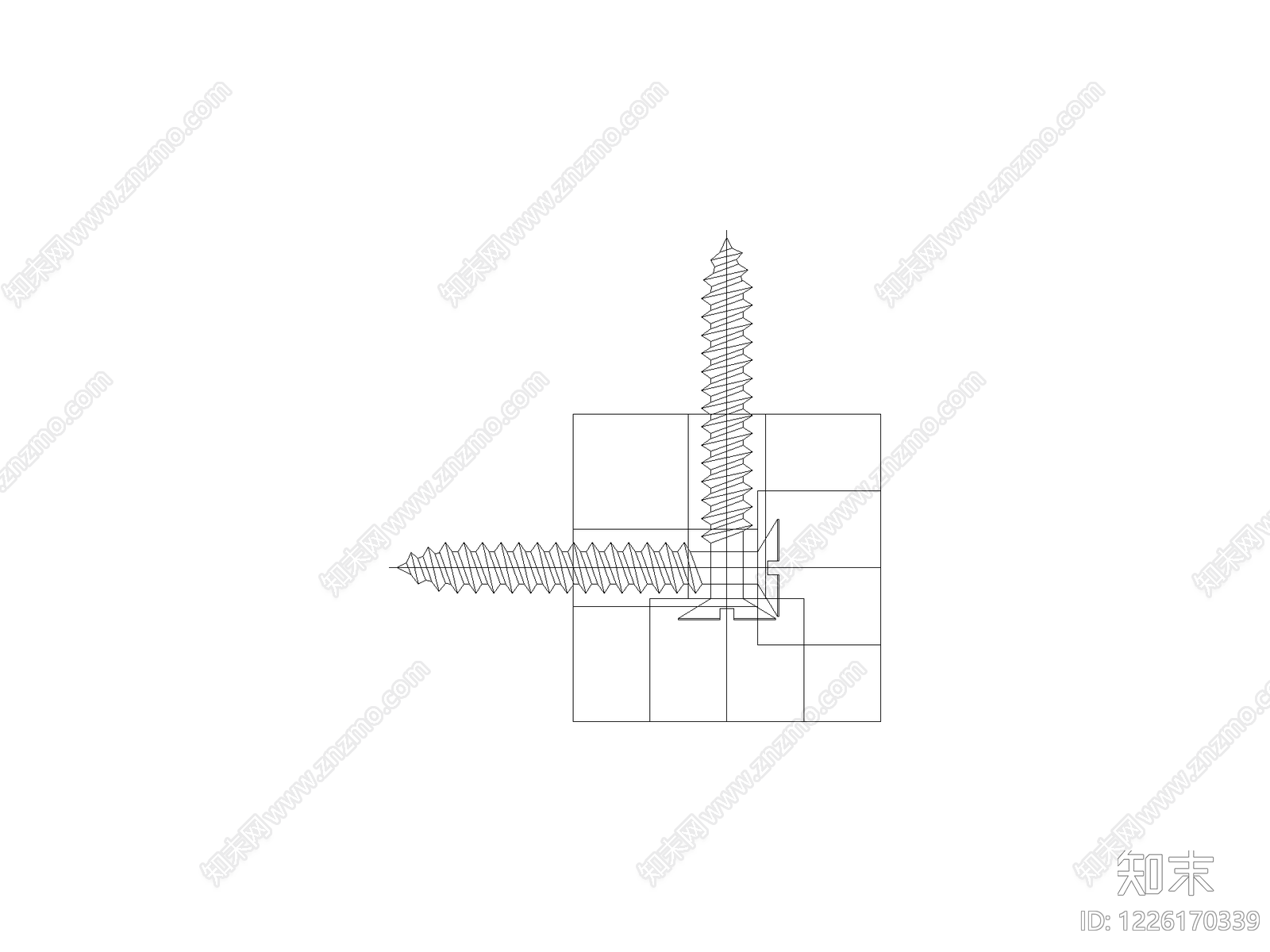 现代五金管件CAD图纸