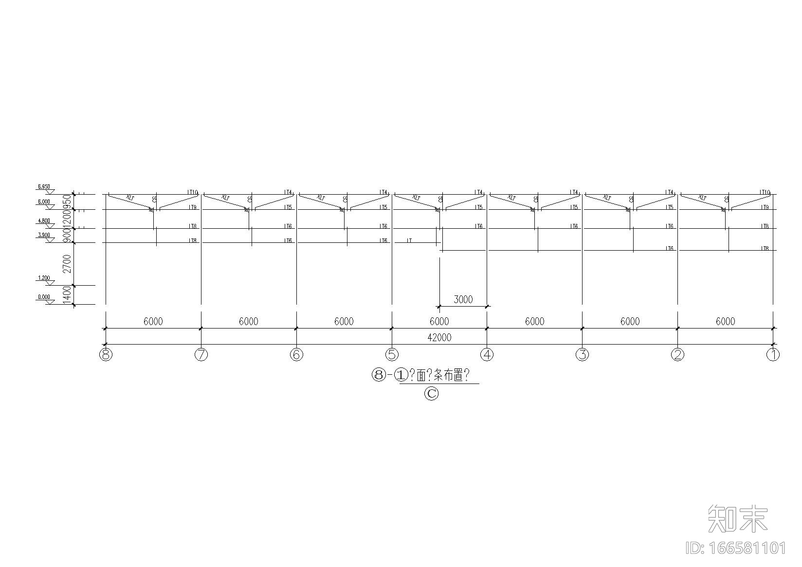 轻钢结构临建厂房结构施工图纸施工图下载【ID:166581101】