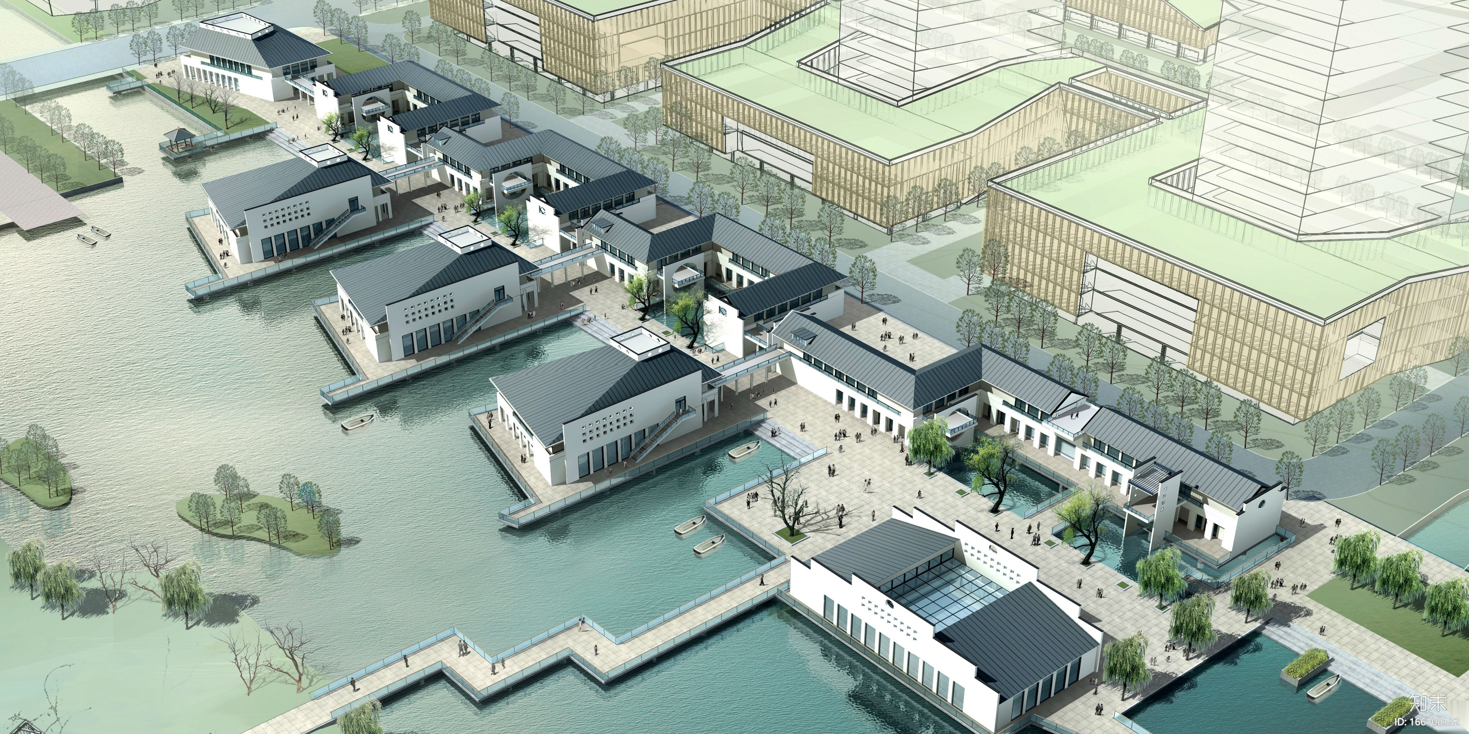 闵行区莘庄商务中心设计施工图下载【ID:166100132】