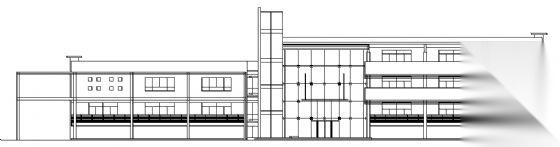 某四层钢结构办公楼建筑施工图cad施工图下载【ID:149938109】