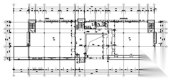 某四层钢结构办公楼建筑施工图cad施工图下载【ID:149938109】