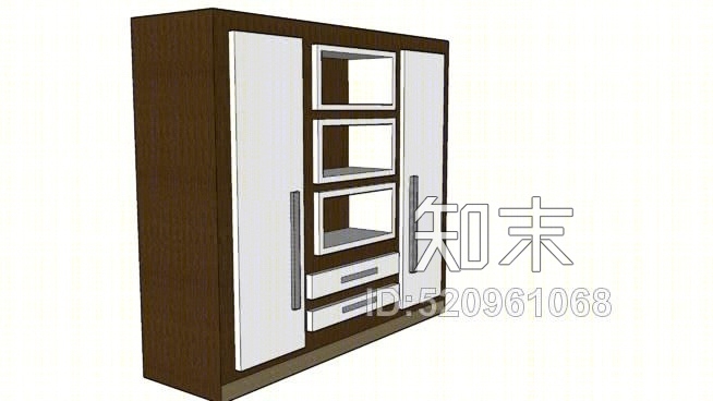 衣柜SU模型下载【ID:520961068】