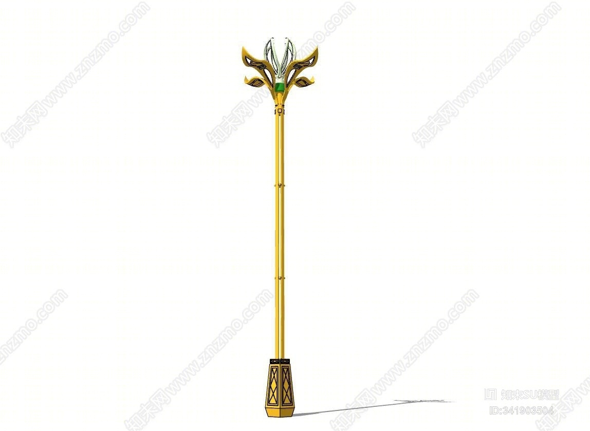路灯SU模型下载【ID:341903504】