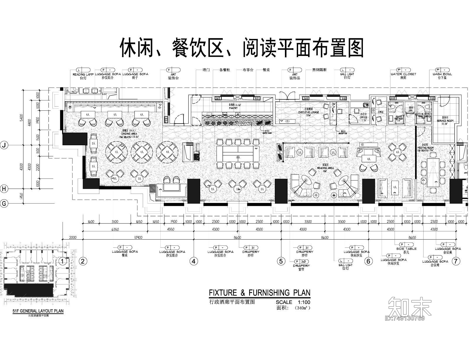 休闲cad施工图下载【ID:749130769】