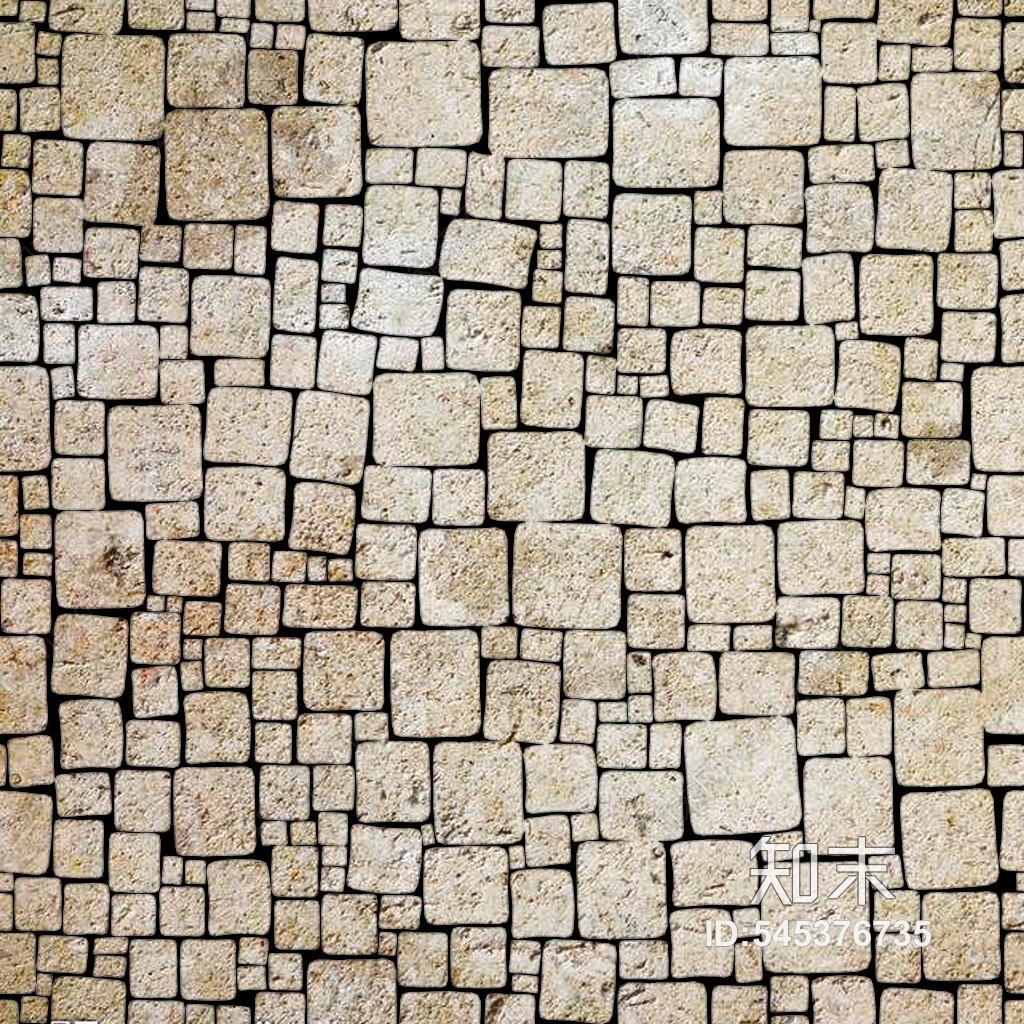 黄色不规则外墙砖贴图下载【ID:545376735】