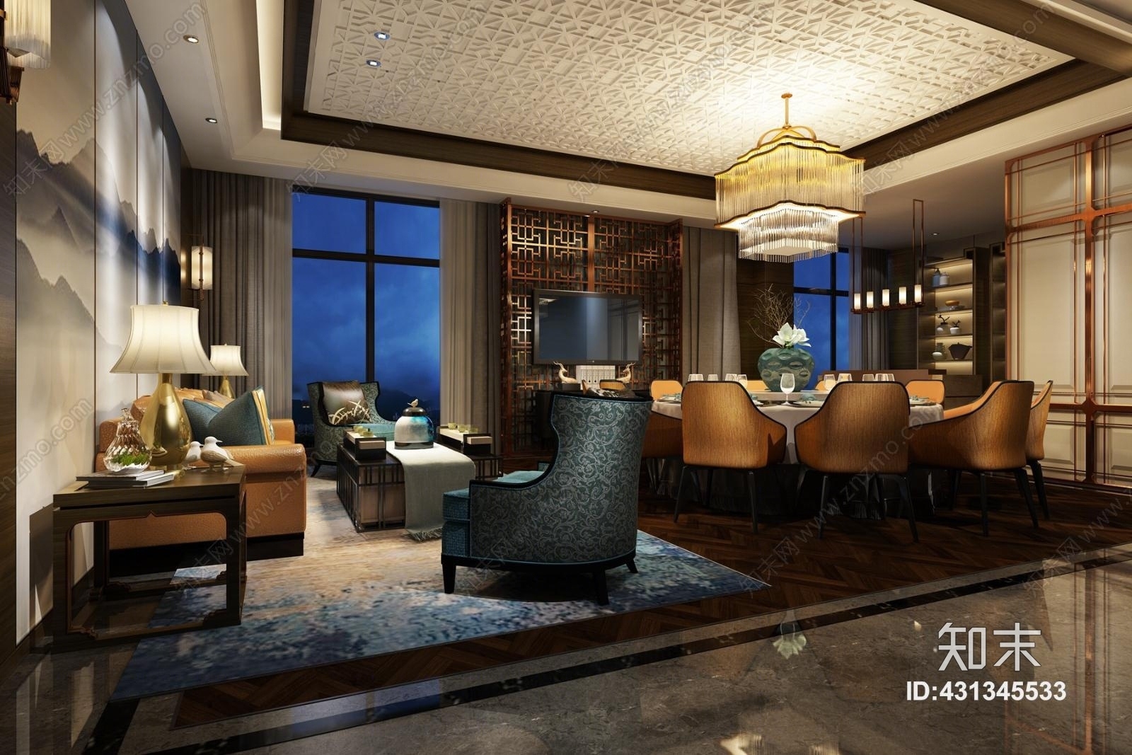 新古典最新新古典3D模型下载【ID:431345533】