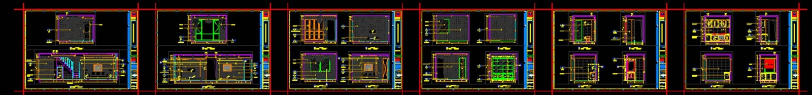 青岛中南世纪城C-03-05F区4#楼E1户型cad施工图下载【ID:56894357】