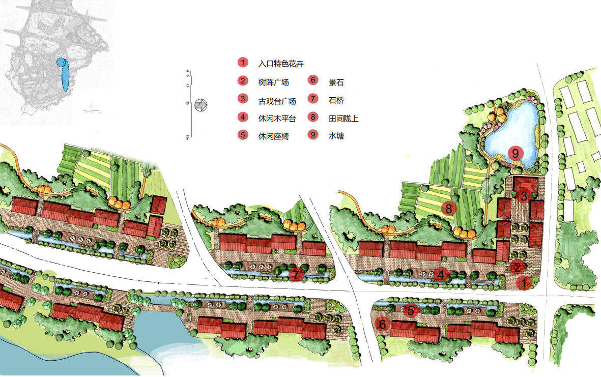 [湖北]蔡甸上独山村概念规划与设计文本cad施工图下载【ID:151724116】