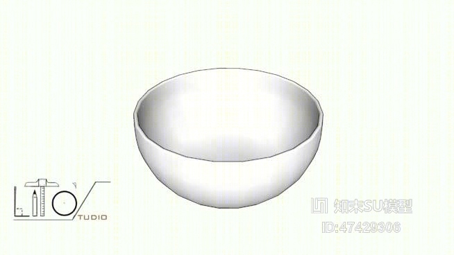 碗碟组合SU模型下载【ID:717971315】