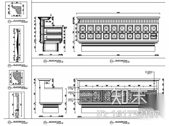 [江苏]英式三层别墅样板房装饰施工图（含效果图）cad施工图下载【ID:161733107】