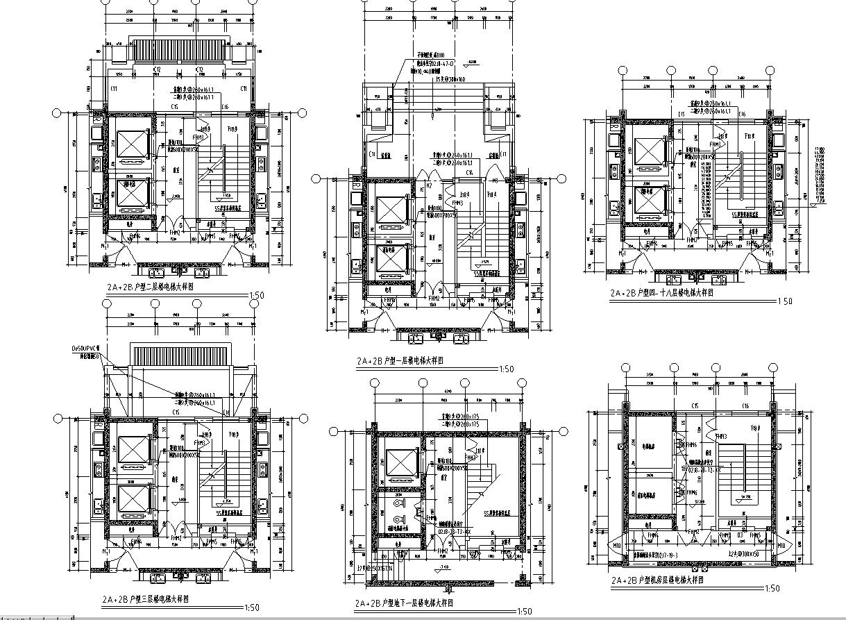 [宁夏]高层塔式砖混结构住宅小区施工图（含商业、会所...cad施工图下载【ID:167241146】