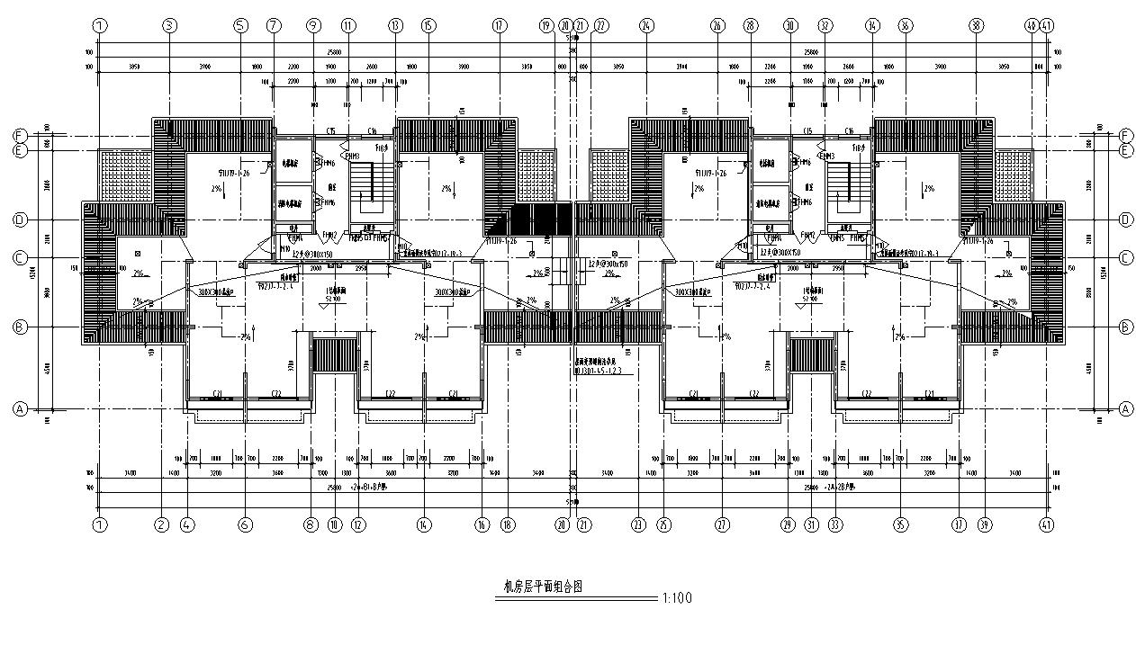 [宁夏]高层塔式砖混结构住宅小区施工图（含商业、会所...cad施工图下载【ID:167241146】