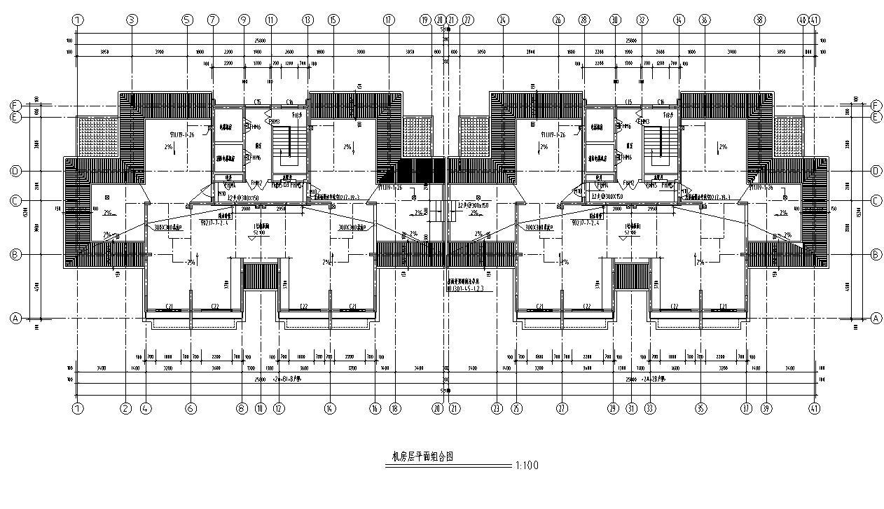 [宁夏]高层塔式砖混结构住宅小区施工图（含商业、会所...cad施工图下载【ID:149532121】