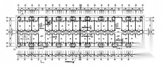 某五层民工宿舍楼建筑结构水电施工图cad施工图下载【ID:149532190】