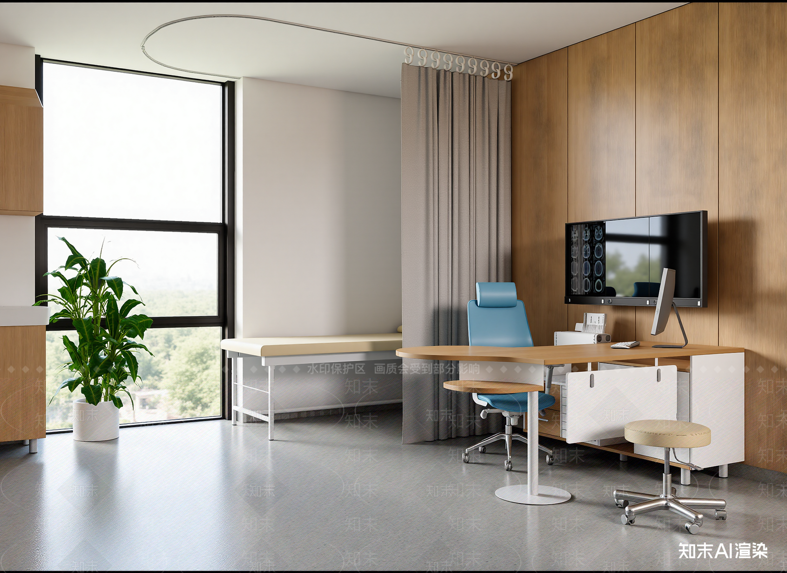 现代办公室3D模型下载【ID:1214686126】