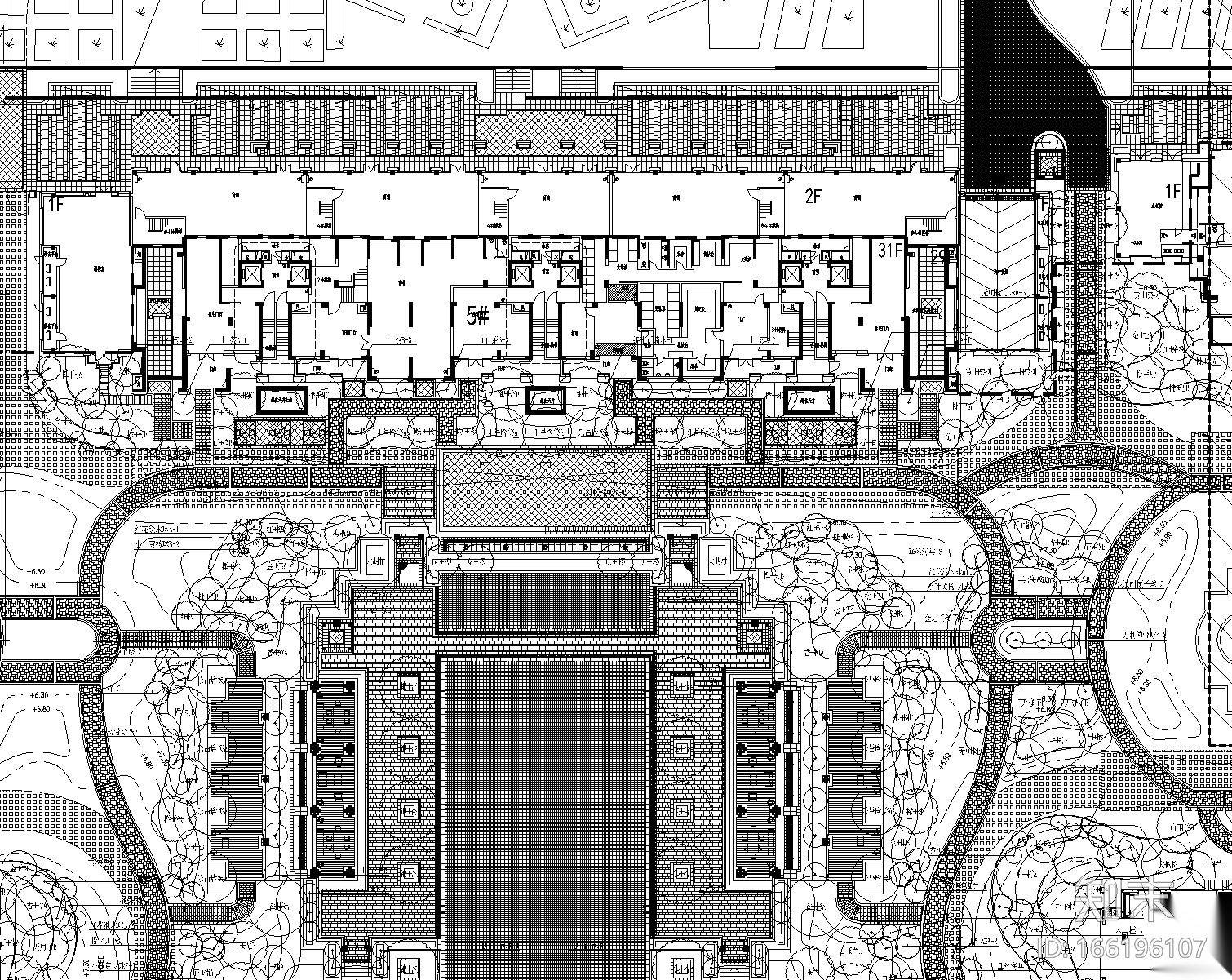 [浙江]杭州绿城玉园居住二期植物CAD施工图施工图下载【ID:166196107】