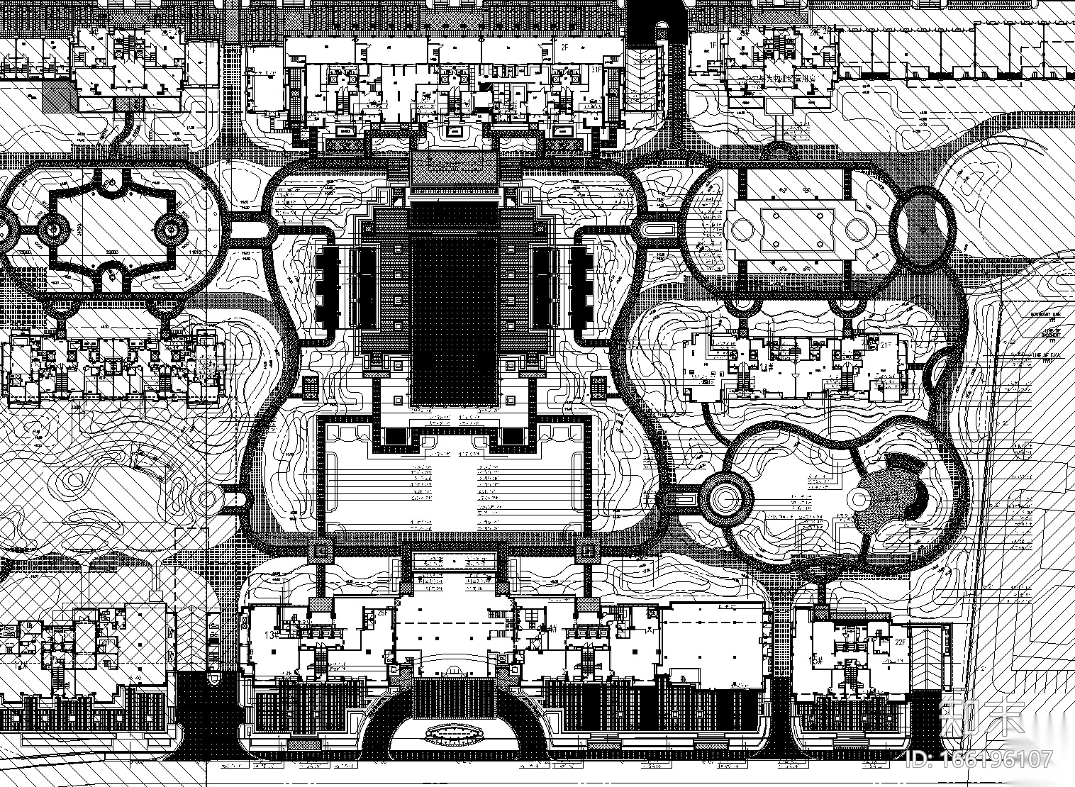 [浙江]杭州绿城玉园居住二期植物CAD施工图施工图下载【ID:166196107】