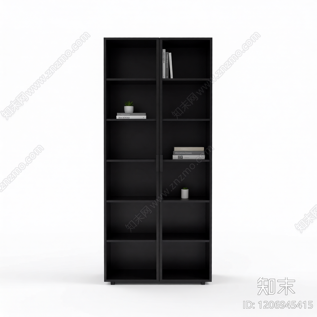 黑色玻璃门柜体3D模型下载【ID:1206945415】