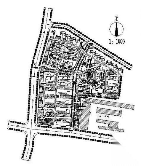 某小区规划设计平面图施工图下载【ID:161118167】