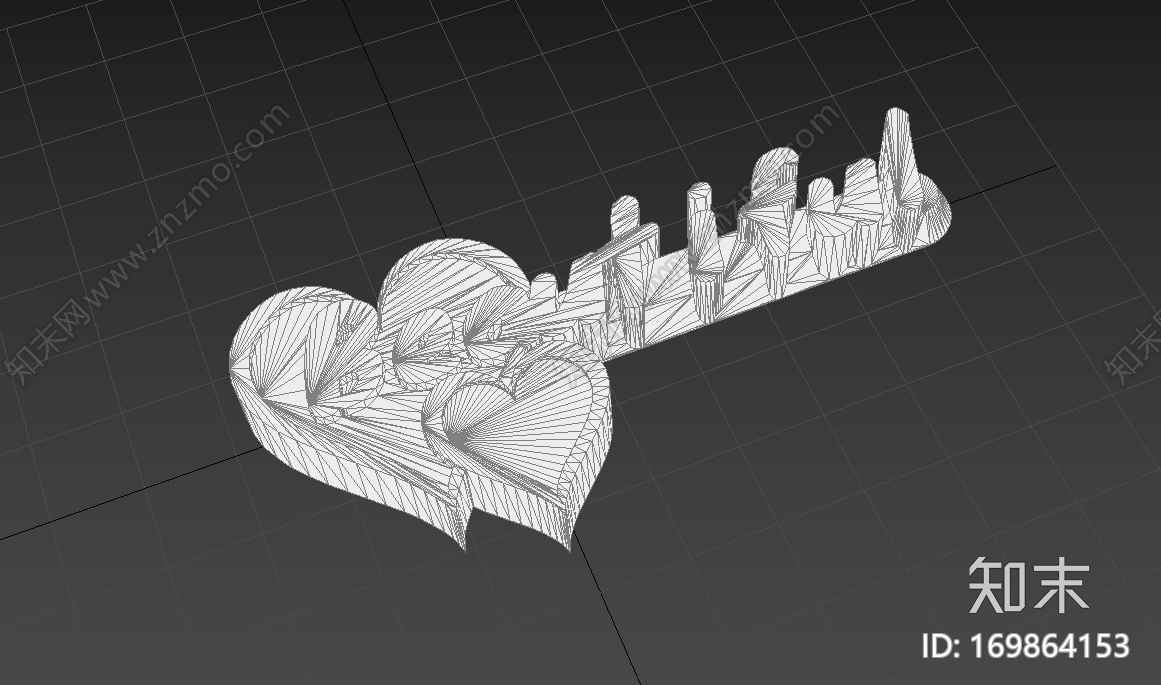 爱心字母-beautiful3d打印模型下载【ID:169864153】