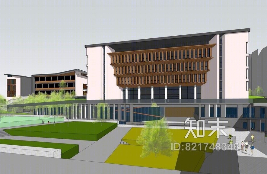 昆明工业职业技术学院SU模型下载【ID:821748346】