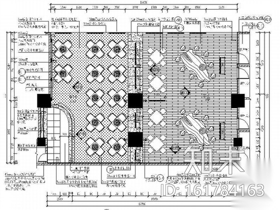 咖啡及茶艺空间装修图cad施工图下载【ID:161784163】
