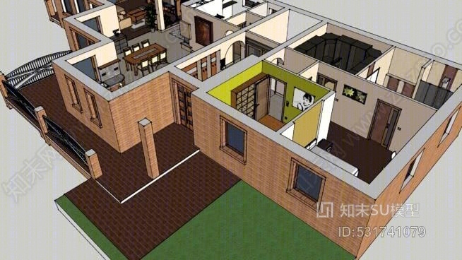 豪泽SU模型下载【ID:531741079】