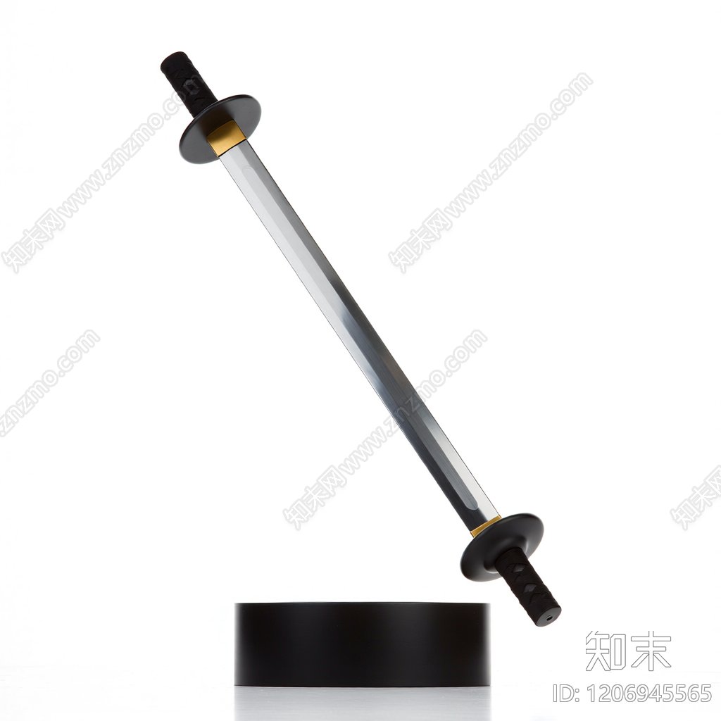 发光剑雕塑装饰3D模型下载【ID:1206945565】
