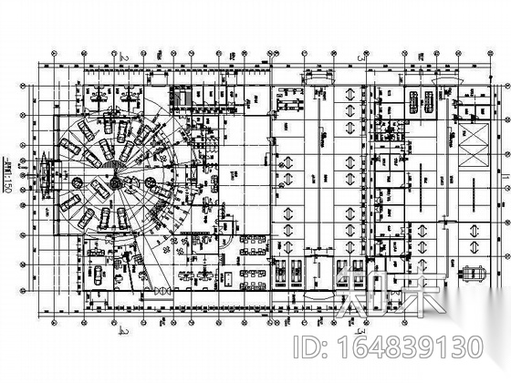 大型汽车展厅装饰施工图cad施工图下载【ID:164839130】