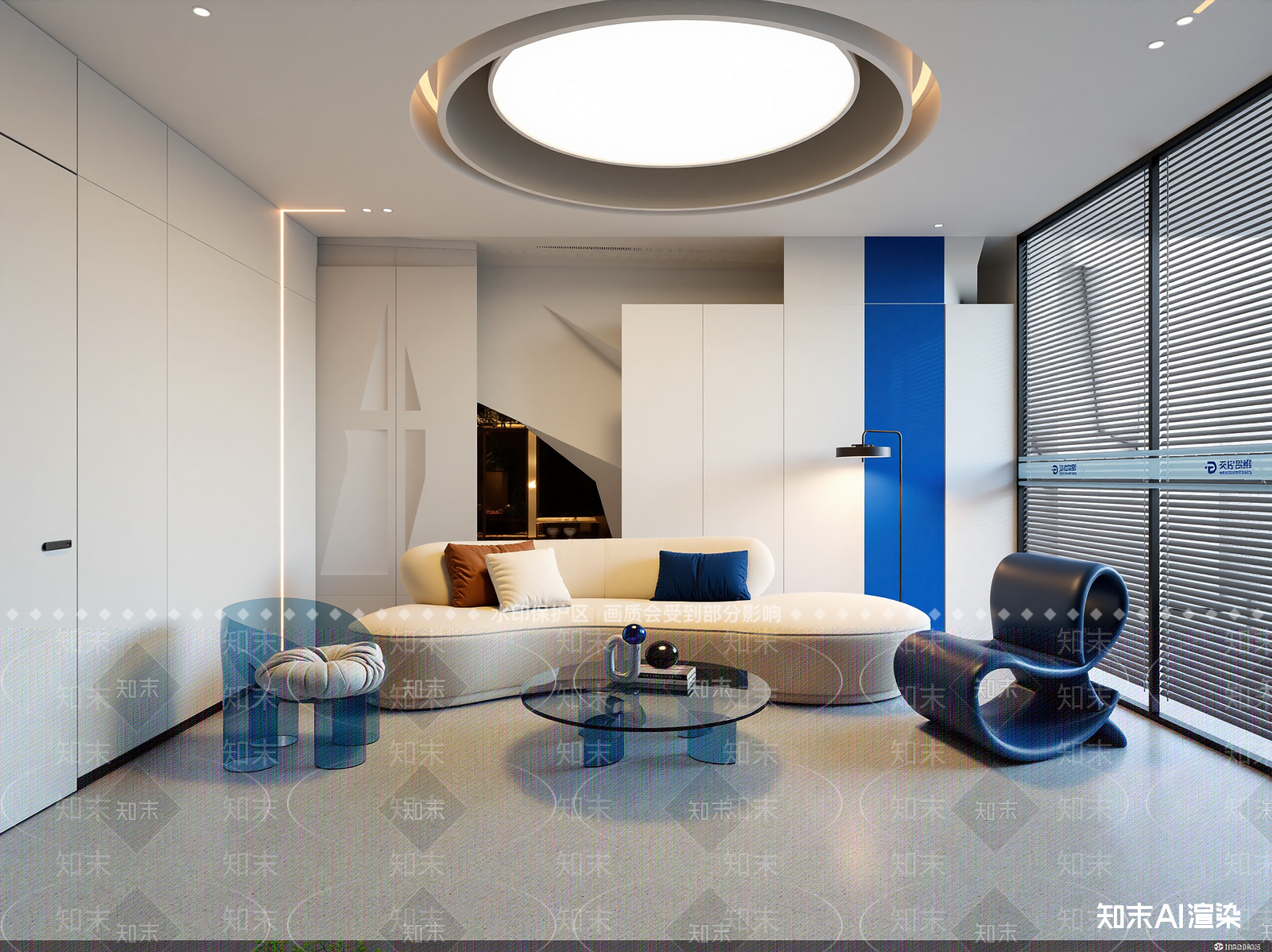 现代休息区3D模型下载【ID:1214394292】