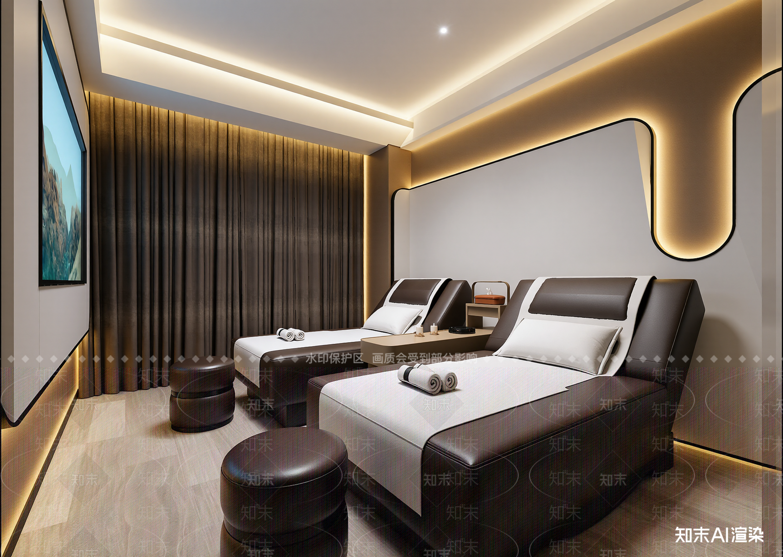 现代美容院3D模型下载【ID:1214998594】