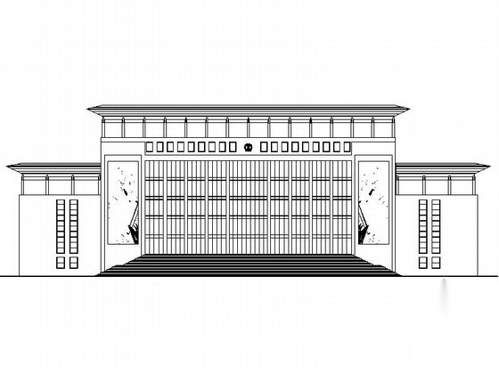 某市法院办公楼建筑施工图施工图下载【ID:168115109】