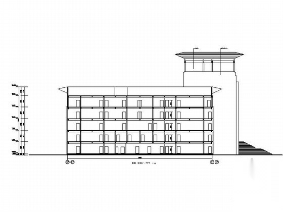 某市法院办公楼建筑施工图施工图下载【ID:168115109】