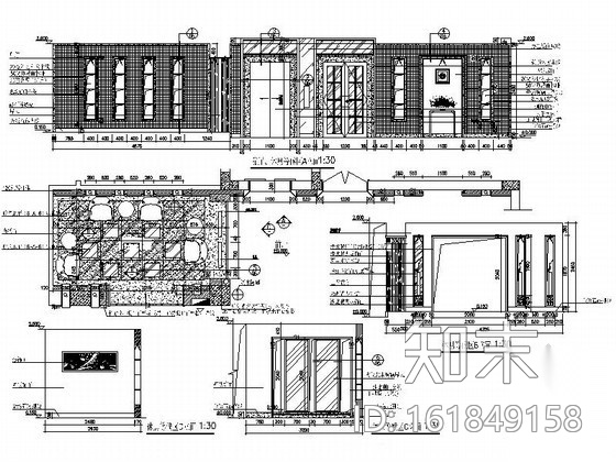 [上海]精装保健足浴室内施工图施工图下载【ID:161849158】