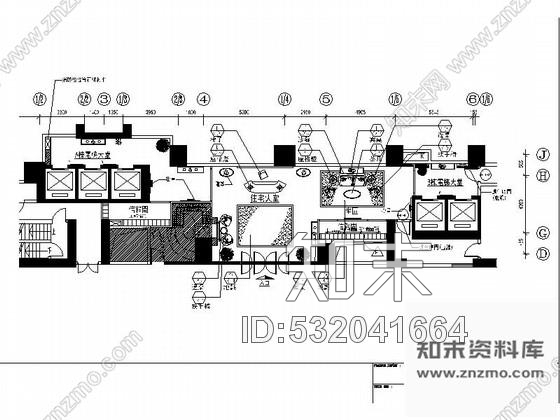 施工图广州天河区某服务式酒店住宅大堂施工图cad施工图下载【ID:532041664】