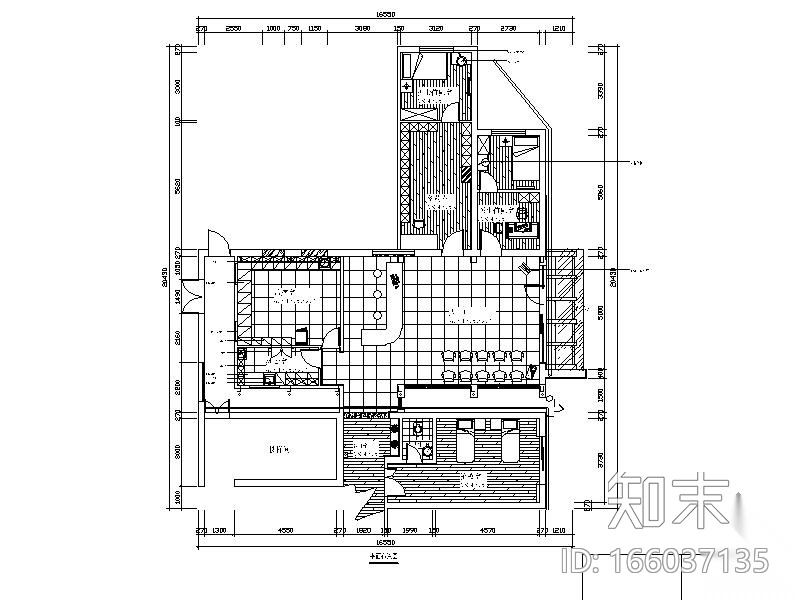 [无锡]某疗养院住院部室内装修图cad施工图下载【ID:166037135】