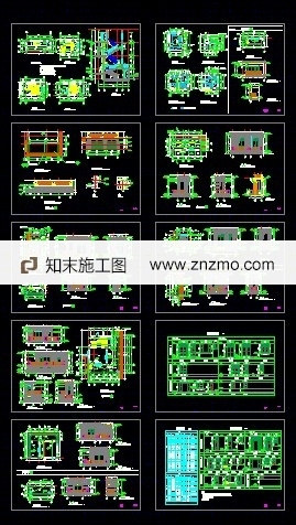 一套完整的别墅建筑施工图下载【ID:36950361】