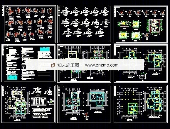 一套完整的别墅建筑施工图下载【ID:36950361】