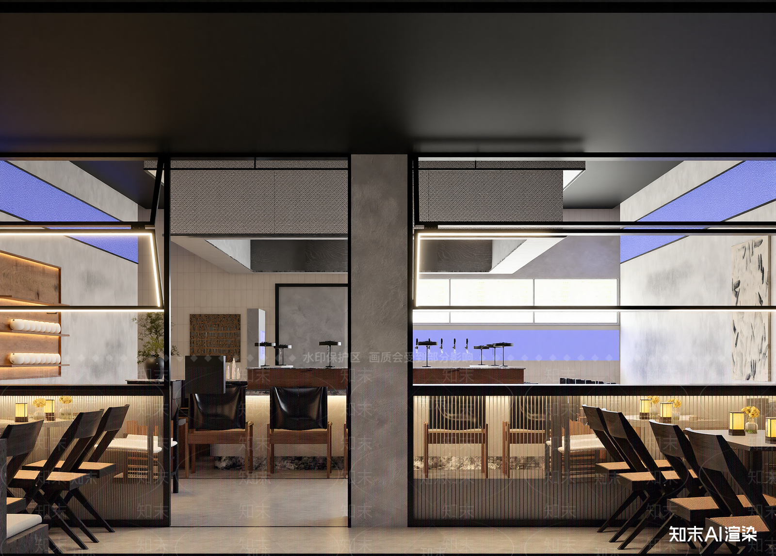 侘寂咖啡厅3D模型下载【ID:1215178043】