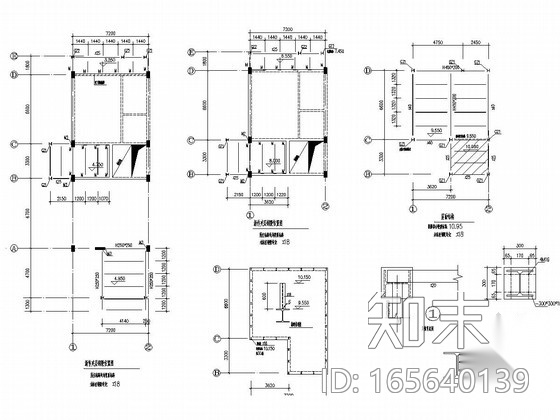 北京别墅改造结构施工图（新增基础cad施工图下载【ID:165640139】