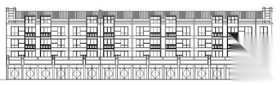 某市四层商住楼施工图cad施工图下载【ID:149571191】