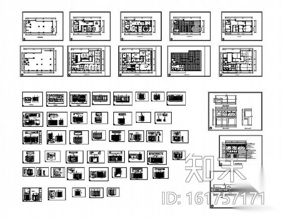 某时尚SPA生活馆装修图cad施工图下载【ID:161757171】