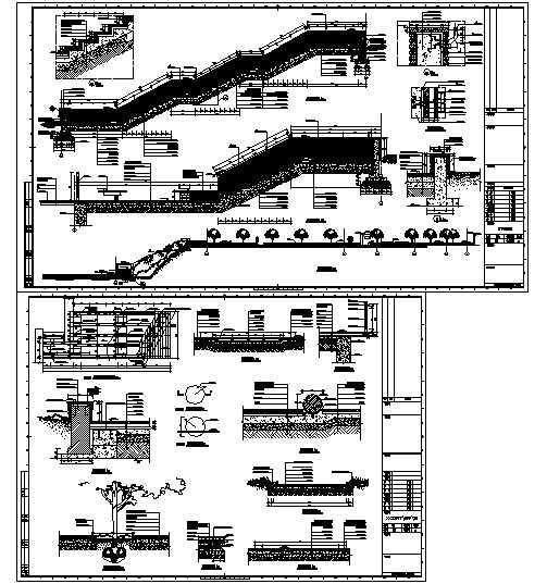 [西安]开发区滨水广场景观施工图cad施工图下载【ID:161038144】