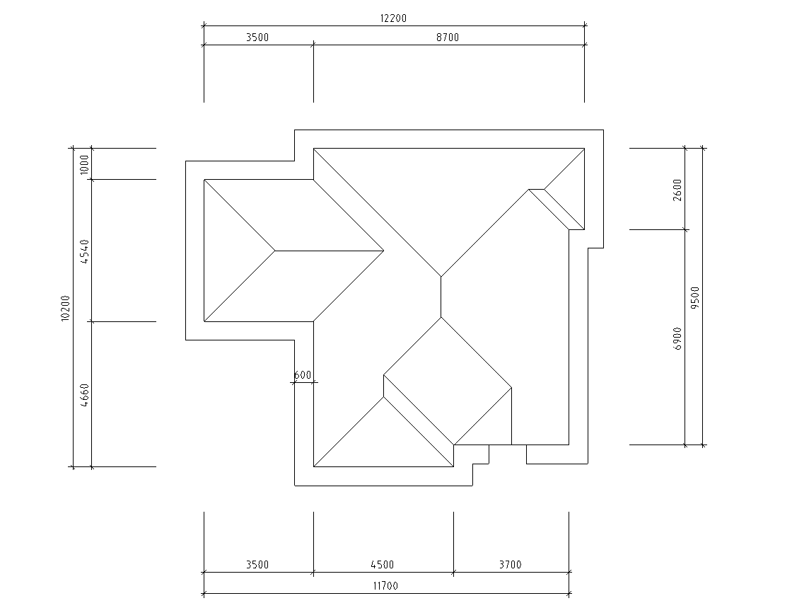 3层独栋别墅建筑施工图设计cad施工图下载【ID:151388139】