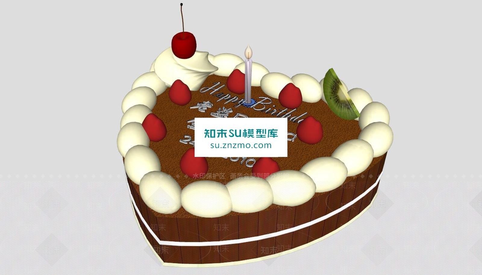 蛋糕SU模型下载【ID:171086158】