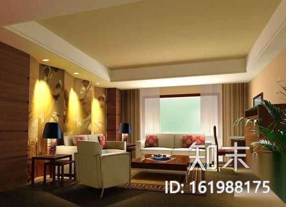 [北京]某酒店客房装修图（含效果）cad施工图下载【ID:161988175】